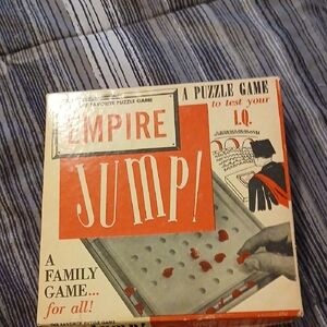 Vintage Empire Jump Puzzle Game By Empire Plastics, 1950